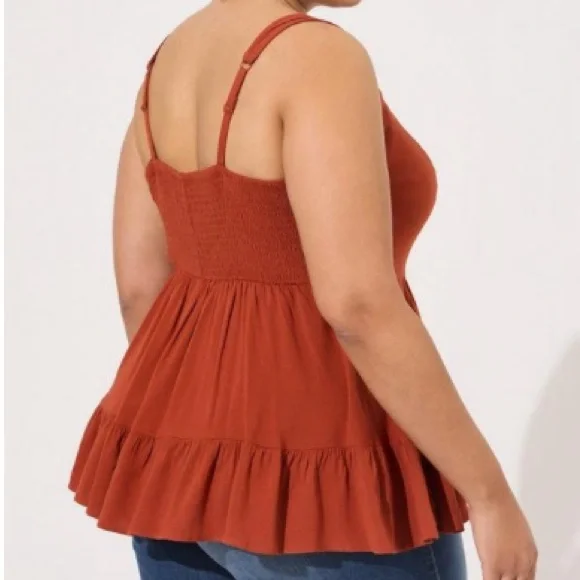Torrid Fit and Flare Rayon Tank 2X - Picture 1 of 2